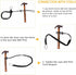 Retractable Tool Lanyard 3 Pack Safety Leash with Aluminum Lock Carabiner Clip for Hand Tools/Construction