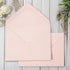 Whaline 50Pcs Blush Pink A7 Invitation Envelopes Set for Greeting Cards, V-Flap Gift Card Sleeves, 7.2x5.2 Inch
