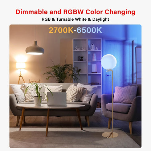 Sengled Bulbs Bulbs, Bulbs 2700K-6500K Dimmable, 60W, (4P Dual Mode Smart Light with Remote & App Control, Color
