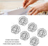 Paperclips Set, 50pcs Metal Decorative Flower Paper Clips, Cute for Office Scrapbooking (Black)