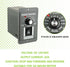 DC 12-60V Motor Speed Controller, 20A Adjustable PWM Switch for Electric Motor Speed Regulation