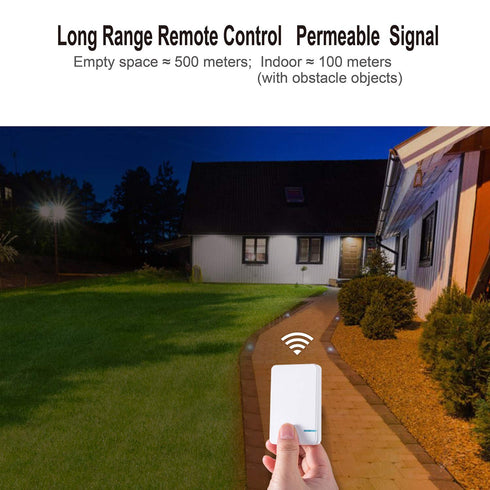 3 (2 1 Thinkbee Way Wireless Switch and Receiver Kit, Dual Remote Control, No Wiring, No WiFi Needed, Waterproof
