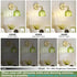 Set (Bulbs Hardwired Wall Sconces of Two, Vintage Wall Lights with Green Tulip Glass Lampshade, Gold Wall Lamps