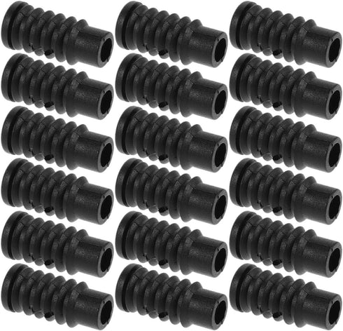 Nikeg Stool Swivel Caster Covers 60Pcs Caster Inserts Chair Wheel Stopper Cover for