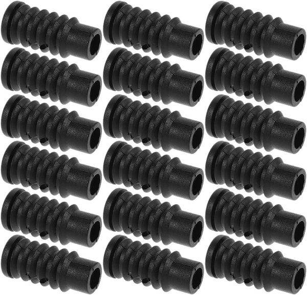 Nikeg Stool Swivel Caster Covers 60Pcs Caster Inserts Chair Wheel Stopper Cover for