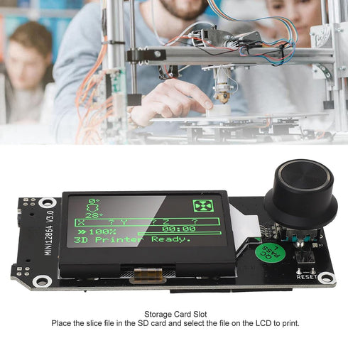 Mini12864 V3.0 3D MKS Graphic Smart Display Control Board with RGB Backlight Self Contained Encoder and Storage Card
