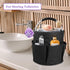 2Pack 17L 600D Foldable Cleaning Supply Caddy with Handle, Portable Bucket Tool Organizer, Garden Tool Bag in Oxford