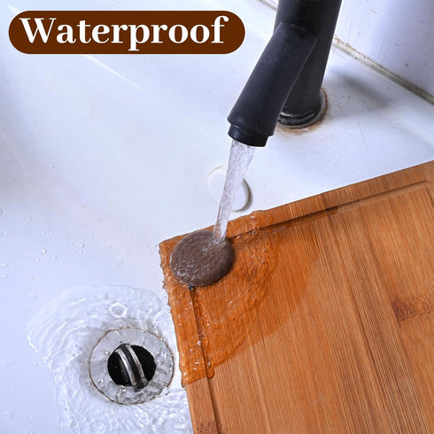 Ymapinc 8Pcs Cutting Board Feet Non Slip, Self-Adhesive Rubber Feet for Cutting Board/Furniture, Anti-Slip Rubber