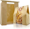 BIUBIU 25Pcs 16x10x5in Extra Large Paper Bread Bags with Tin Tie Tab Lock,