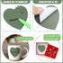 Teling 24 Pcs Heart Shape Lined Sticky Notes, Cute Bright Colorful Memo Pads for Office School 3x3 Inch