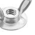 Alasum 20pcs 1/4-20 Stainless Steel Hurricane Shutter Wing Nuts Storm Shutter Fasteners with Quick Release and Trim