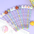 Molang Figure Cartridge Pencil Set, 4pcs Kawaii Korean Stationery, Cute Refillable Mechanical Pencils