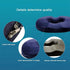 KEGUOF Tailbone Round Orthopaedic Seat Cushion,Memory Foam Thicken Back Pain Relief and Sciatica and Pain High