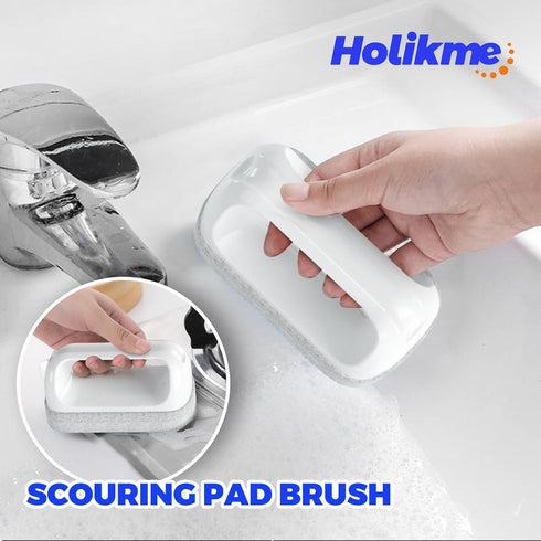 6 Pack Set Holikme Dish Brush with Handle Kitchen Cleaning Brush for Pot, Pan, Kitchen Sink (Green)