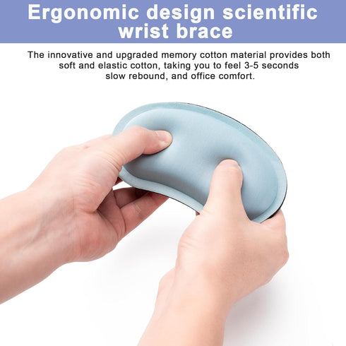Hoewina Keyboard Wrist Rest,Ergonomic Wrist Rest,Superfine Fabric and Gel Memory Foam Wrist Pad for Computer Keyboard