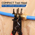iCrimp Push to Connect Fitting Removal Tool, Effortlessly Remove 1/2 inch, 3/4 inch, 1 inch Pipe Connectors