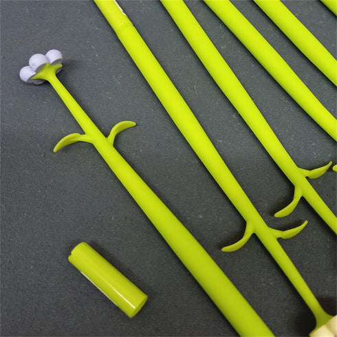 Flower Pens, Creative Gel Ink Silicone Flower Pen Bulk, 0.5 mm Writing Pen for School Office Home