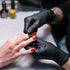 Disposable Nitrile Exam Gloves, 3-mil, Black, Latex Free for Medical, Cooking, Food-Safe Rubber Gloves