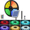 Solar LED Strip Lights Outdoor, SMD 5050 LED Lights Solar Powered RGB