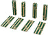 Dime Coin Wrappers, 100 Flat Striped Coin Wrappers
