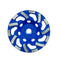 SALI 4.5 Inch Concrete Grinding Wheels - 14 Turbo Diamond Segments, 5/8-11 Arbor, for Paint, Epoxy, Mastic Coating