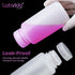 Round Plastic Reagent Bottle, HDPE Wide Mouth, 12pcs 60ml Sample Sealing Storage Container for Laboratories