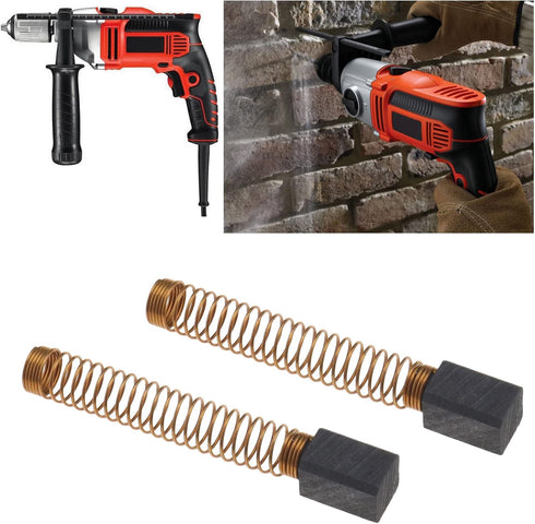 4Pcs Carbon Brushes Replacement, Compatible with BLACK & DECKER KR70 Motor Carbon Brushes Power Tools Accessories