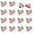 Glarks 50Pcs SS-12D00G3 2 Position SPDT 1P2T 3 Pin Mini Vertical Slide Switch for Arduino PCB Panel