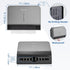 200 Commercial Paper Towel Dispenser Wall Mount, Large Capacity Sheets, No Drilling Adhesive, & Home Use for Bathroom