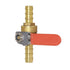 Joywayus 3/8" Barb x Barb 2 Way Union Ball Valve, Brass Shut Off Hose Fitting
