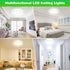 12 Inch 3200LM Dimmable 2-Pack 24W 2700K/3000K/4000K/5000K/6500K 5 LED Flush Mount Ceiling Lights, Ceiling Light