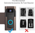 Anti Theft Ring Doorbell Mount: Metal Ring Apartment Door Mount Blink Doorbell Camera Holder No Drill - Renter Friendly