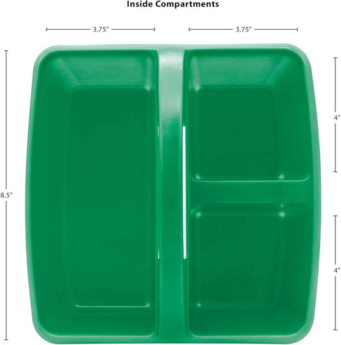 Teacher Created Resources Green Portable Plastic Storage Caddy 6-Pack for Classrooms, Kids Room, Office Organization