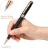 Weighted Rollerball Pens, Heavy Grip Pens for Hand Tremors, Black Ink, 3 Colors, Low Dexterity, 6 Count