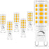 Sailstar G9 LED Bulb Dimmable, 2700K Soft Warm White, 6 Pack, T4 G9 4W Replacement for 40 Watts Halogen