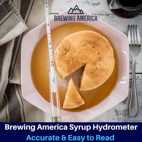 USA Made Maple Syrup Hydrometer Density Meter, Sugar and Moisture Content Measurement, BRIX & Baume Scales