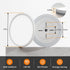 12in Dimmable 2400LM 3000K/4000K/5000K Matane Flush Mount Ceiling Light Fixture with Night Light, Selectable, LED