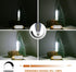 ST58 (ST19) LED Edison Bulbs, 45 Watt Equivalent, Dimmable Antique LED Filament Bulbs, 5000K Daylight White, 6 Pack
