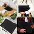 Document File Folder, 1Pcs PU Leather A4 Envelope Folder Expanding Organizer Waterproof Portfolio Black Storage Case