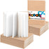 Koogel 24PCS Kraft Notebooks, 3.5x5in Mini Pocket Journal Notepads, Blank Paper Sketchbooks for School Office Home