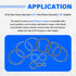 Hydraulic Log Splitter Cylinder Rebuild Seal Kit for 4.5" Bore x 1.75" Rod Cylinder