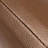 Pen Pencil Holder Cup Container, Brown PU Leather Desk Organizer Stand for Scissors, Brush, Office Decor
