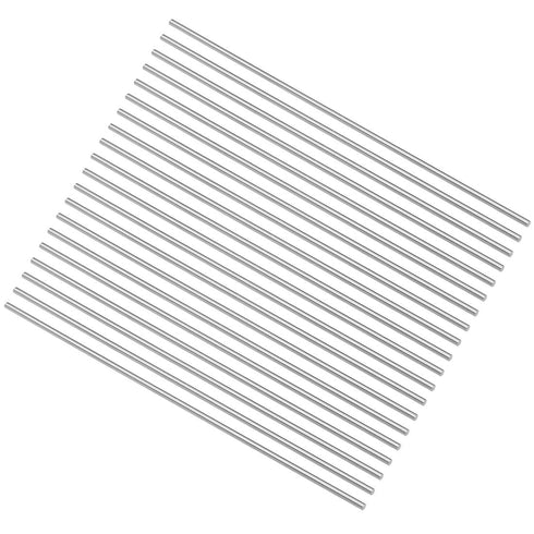 uxcell Round Steel Rod, 1.6mm HSS Lathe Bar Stock Tool 100mm Long for Shaft Gear Drill Lathes, 20pcs