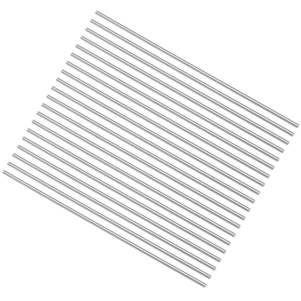 uxcell Round Steel Rod, 1.6mm HSS Lathe Bar Stock Tool 100mm Long for Shaft Gear Drill Lathes, 20pcs