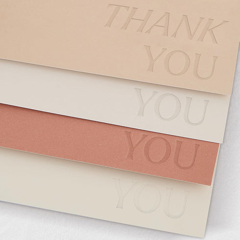 Set 30 Set Beautiful Thank You Cards of With Envelopes and Stickers - Elegant Blank Cards For Personalized Notes