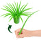 Youdepot Green Leaf Like Grass-Blade Pens, Neutral Pen with Cover, Easy Flow Black Ink, Pack of 25 School Supplies