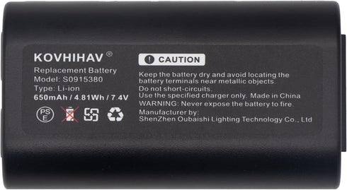 Dymo LI-ion Battery 7.4v 650mah - Compatible with LabelManager 280, 260, 260P, PnP, 3M P200, 14430 W003688 S0895880