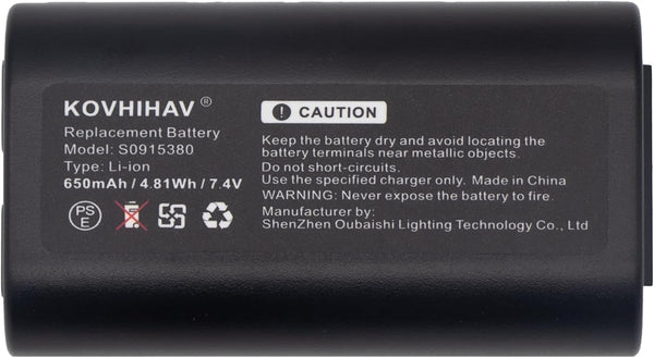 Dymo LI-ion Battery 7.4v 650mah - Compatible with LabelManager 280, 260, 260P, PnP, 3M P200, 14430 W003688 S0895880