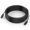 Optical Audio Cable 35 feet, Digital Audio Optical Cable Ultra-Thin Cord, Toslink