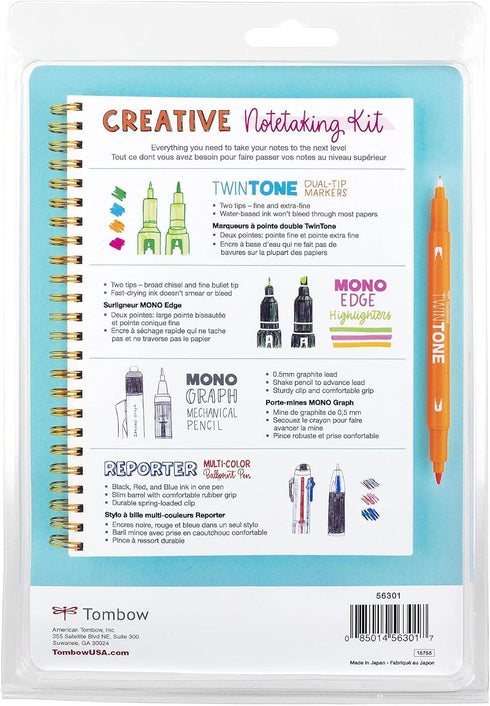 Tombow 56301 Creative Notetaking Kit